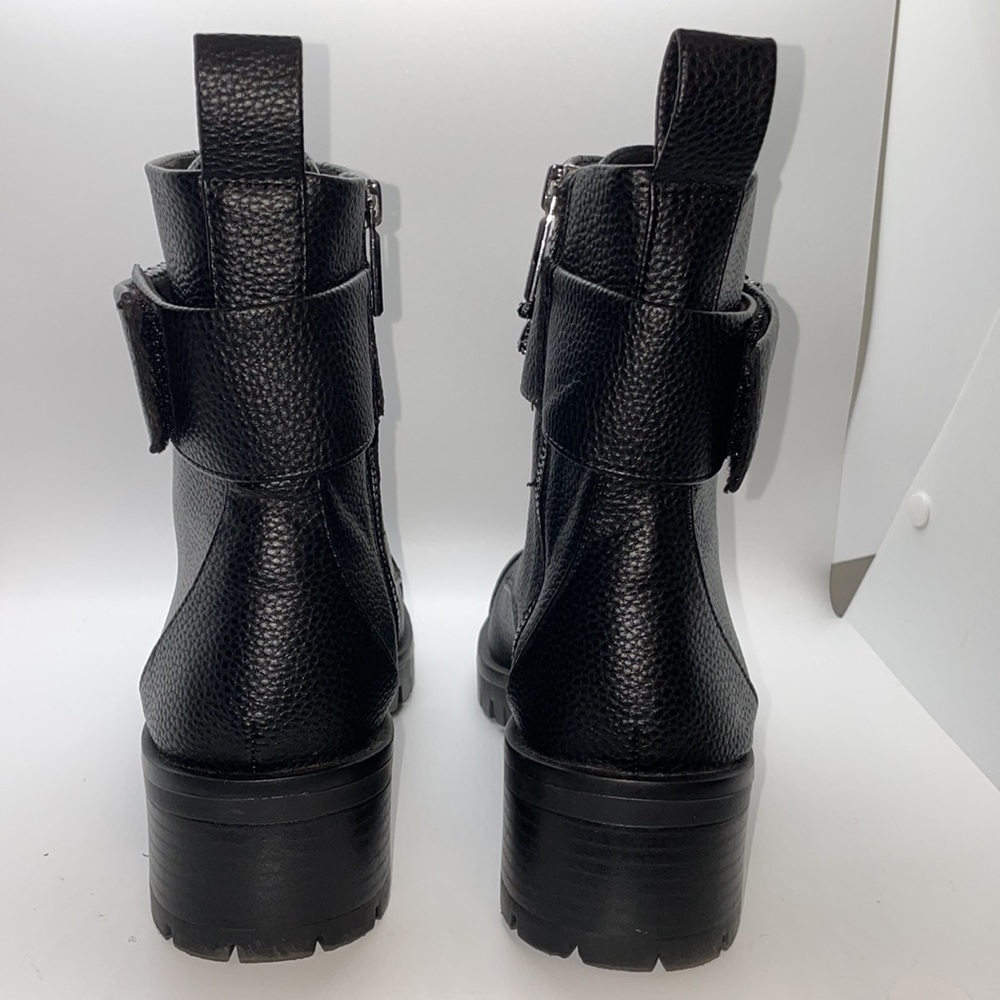 Karl Lagerfeld Paris Pippa Crystal Embellished Platform Combat Boots Women’s 8M - Picture 5 of 8